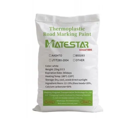 Pintura termoplástica reflectante para señalización vial